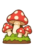 Toadstools, stage 5 of 6: Cluster