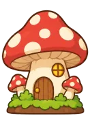 Toadstools, stage 6 of 6: Fairy House